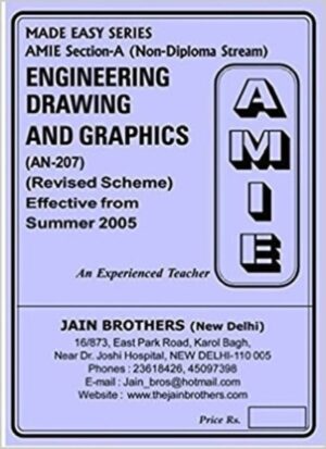 AMIE - Section - (A) Engineering Drawing and Graphics (AN-207) Non-Diploma Solved and Unsolved Paper