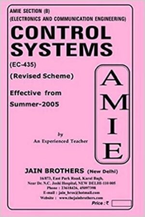AMIE-Section (B) Control Systems (EC-435) Electronics And Communication Engineering Solved And Unsolved Paper