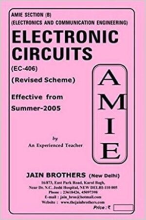 AMIE-Section (B) Electronic Circuits (EC-406) Electronics And Communication Engineering Solved And Unsolved Paper