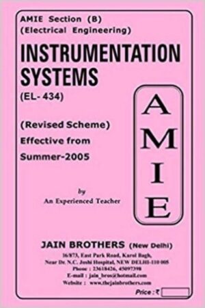 AMIE-Section (B) Instrumentation Systems (EL-434) Electrical Engineering Solved And Unsolved Paper