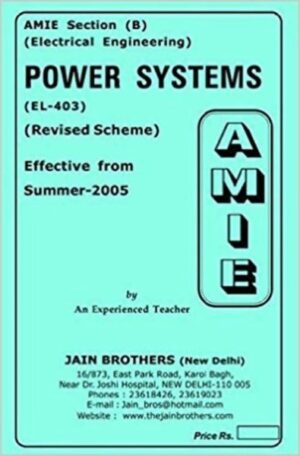 AMIE-Section (B) Power Systems (EL-403) Electrical Engineering Solved And Unsolved Paper