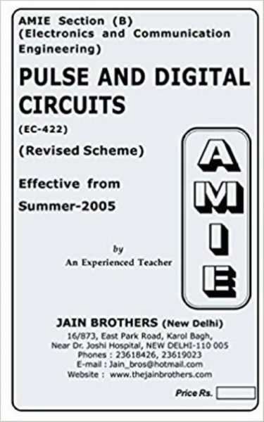 AMIE-Section (B) Pulse And Digital Circuits (CP-405) (EC-422) Computer Science And Engineering Solved And Unsolved Paper