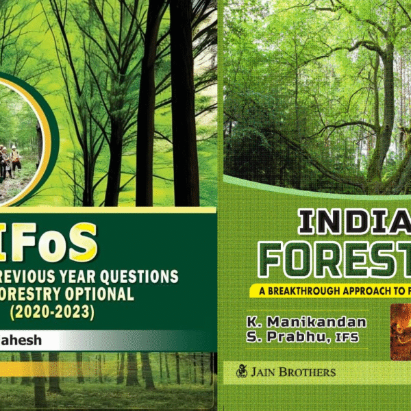 Indian Forestry And IFOS ( Solved Previous year questions in forestry optional (2020-2023 ) - set of 2 Bestseller books Indian Forestry And IFOS ( Solved Previous year questions in forestry optional (2020-2023 ) - set of 2 Bestseller books
