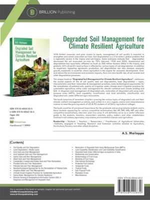 Degraded Soil Management for Climate Resilient Agriculture